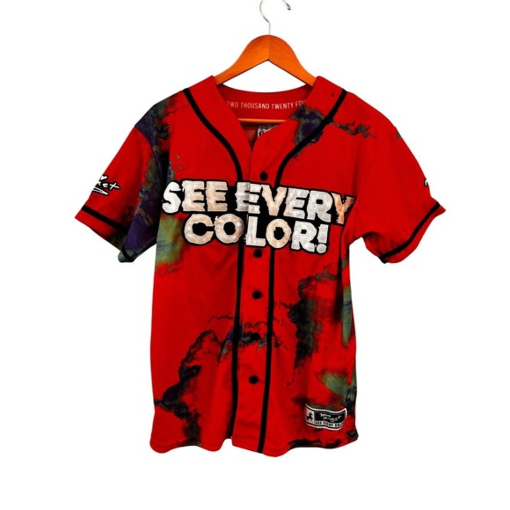 ELEV808‎ Moore Kismet See Every Color Mens Jersey Size S Baseball #24